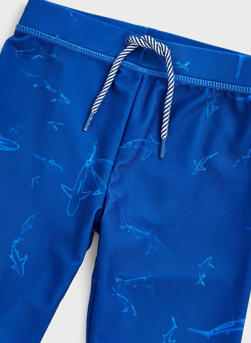 mothercare Kids Aop Print T-Shirt & Shorts Set