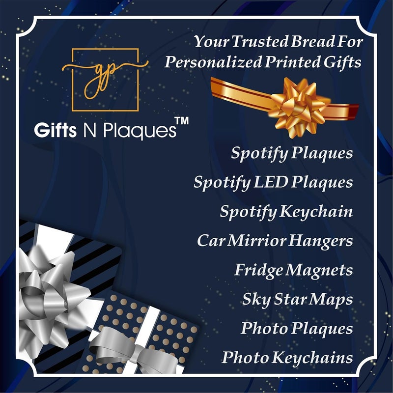 Giftsnplaques GIFTSNPLAQUES Personalized Photo Message Printed Hanging Plaque Material Acrylic with Uv Coating Size 3X3 InchPack of 1 Flower - Image 5