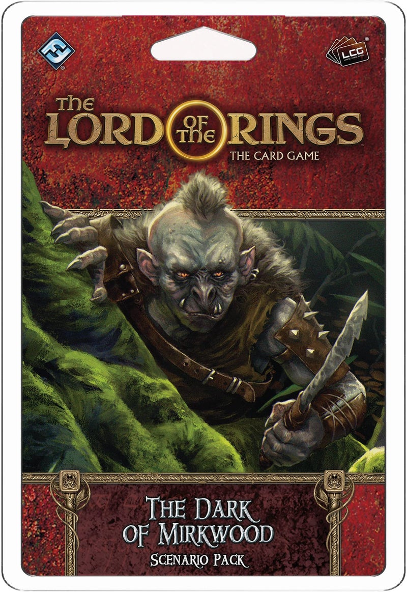 Fantasy Flight Games The Lord of the Rings The Card Game The Dark of Mirkwood SCENARIO PACK  Cooperative Adventure Game Strategy Game Ages 14 14 Players 30120 Min Playtime Made by Fantasy Flight Games - Image 1