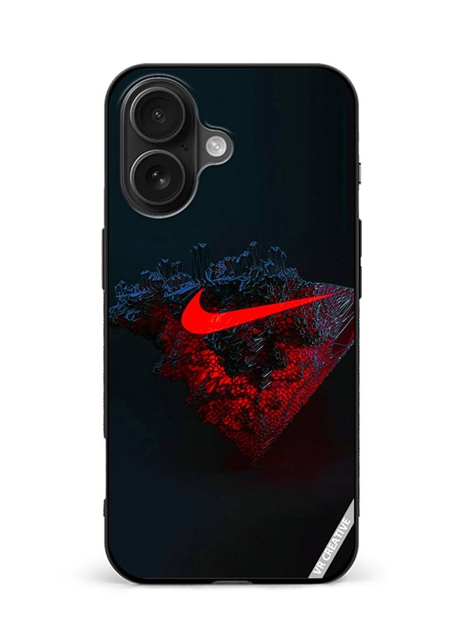 Protective Case Cover For Apple iPhone 16 Nike Design Multicolour