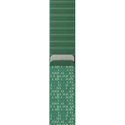 DailyObjects Forest Green Track Nylon Watch Strap Compatible with Apple Watch Series11/10 46mm|Ultra 3/2 and Ultra-49mm |9/8/7 (45mm) | Series SE3/SE2/SE/6/5/4 (44mm) -Watch Not Included - Image 2