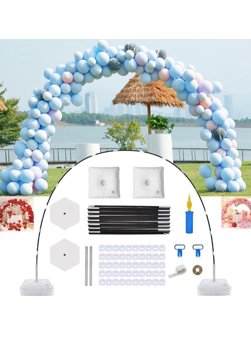 Balloon Arch Kit Balloon Arch Stand Large Adjustable Balloon Arch Stand With Base Outdoor Balloon Support Stand For Birthday Parties Wedding  - Image 1