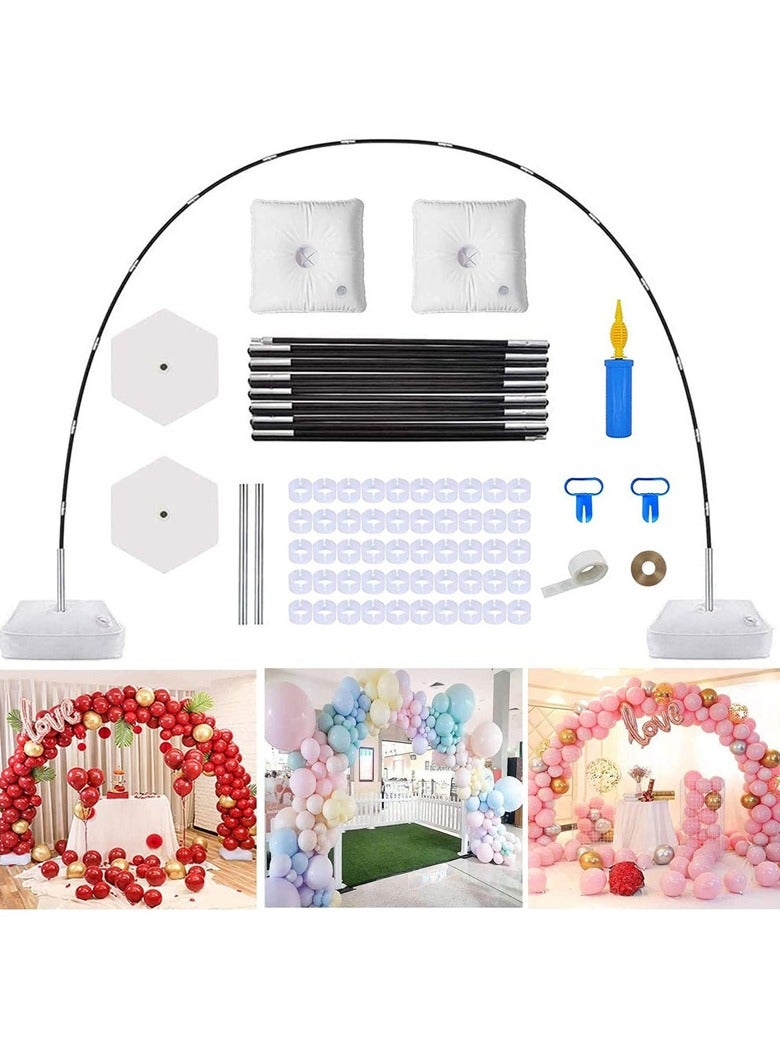 Balloon Arch Kit Balloon Arch Stand Large Adjustable Balloon Arch Stand With Base Outdoor Balloon Support Stand For Birthday Parties Wedding  - Image 4