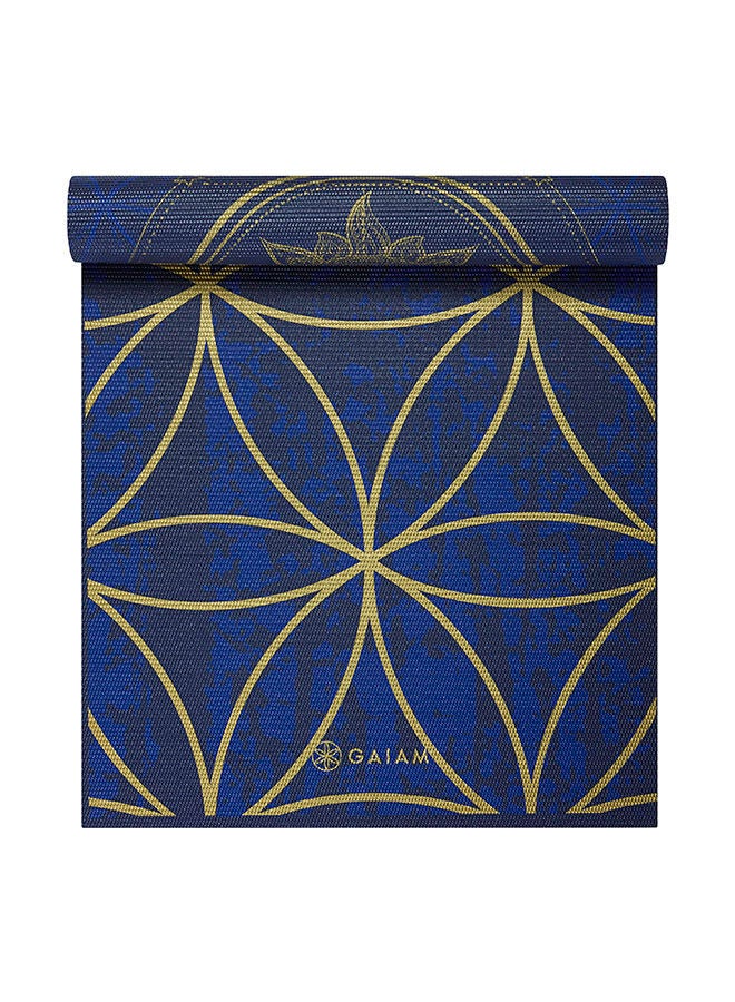 Gaiam Reversible Sun&Moon Yoga Mat Premium  Metalic  6mm - Image 5