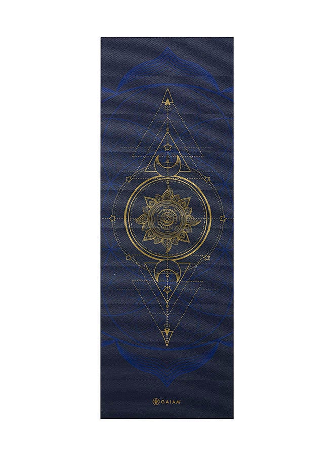 Gaiam Reversible Sun&Moon Yoga Mat Premium  Metalic  6mm - Image 2