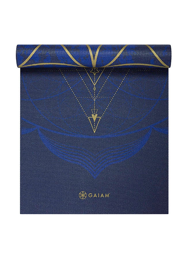 Gaiam Reversible Sun&Moon Yoga Mat Premium  Metalic  6mm - Image 1