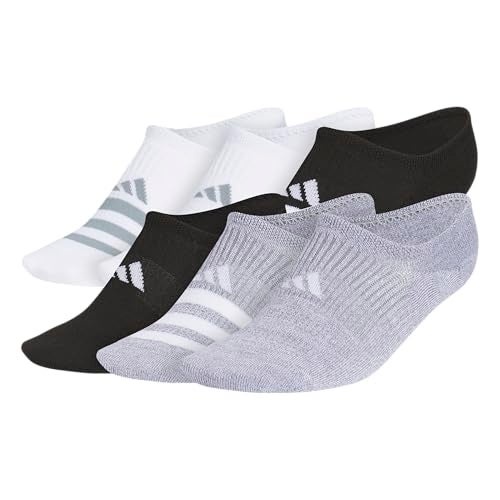 adidas Women's Superlite 3.0 6-Pack Super No Show, Athletic Socks, Invisible Ultra Low-Profile, Cushion & Arch Compression - Image 1