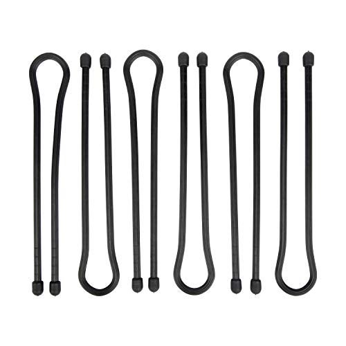 Nite Ize Original Gear Tie - 18-Inch Reusable Rubber Twist Gear & Zip Ties - Electric Cord Organizers - Black, 18-Inch, 6 Pack - Image 2