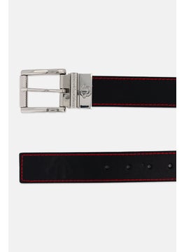TRUE RELIGION Men Reversible Roller Black Nickel Buckle Belt, Black  - Image 2