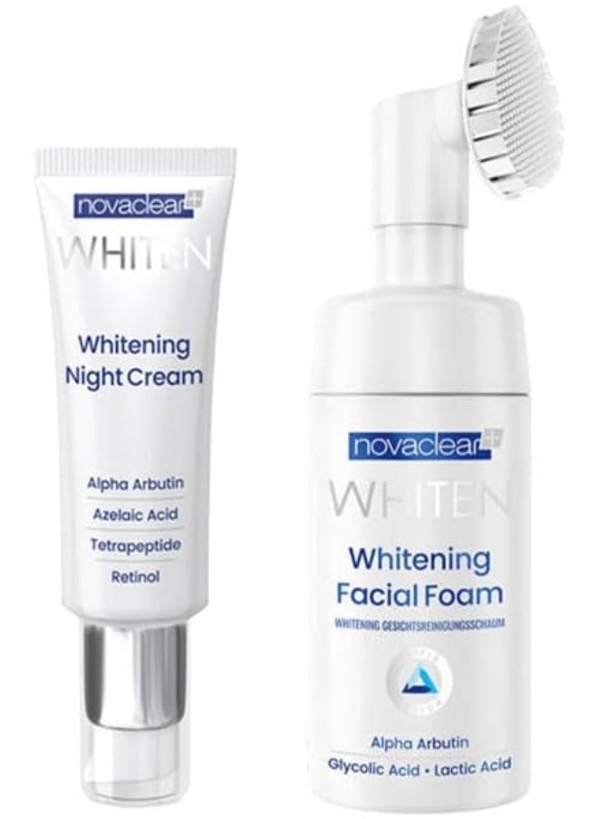 novaclear - Novaclear Whitening Night Cream + Whitening Facial Foam - Image 1