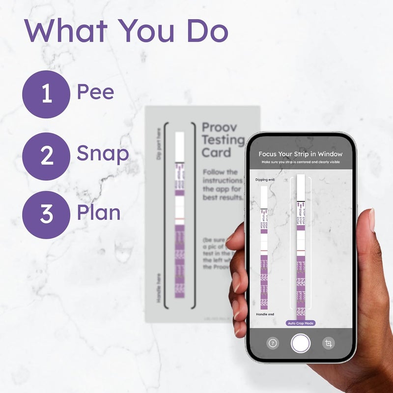 Proov Confirm Ovulation and Pregnancy Test Combo Kit  PdG Progesterone Metabolite Test  Only FDACleared Test to Confirm Successful Ovulation at Home  Early Pregnancy Tests - Image 5
