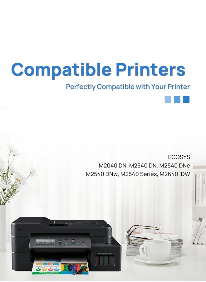 Kyocera 4105833,TK-1170 Toner Black, 7,200 Pages, Original Premium Printer Cartridge 1T02S50NL0 for ECOSYS M2040dn, M2540dn, M2640idw Black