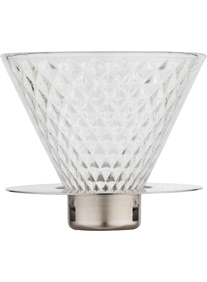 فلتر دائم قابل للطي لسكب القهوة مصنوع من شبكة دقيقة الستانلس ستيل.من دريب يدوي + عدد القطع: 1 فولاذ المقاوم للصدأ تنقيط بالتنقيط - Image 5