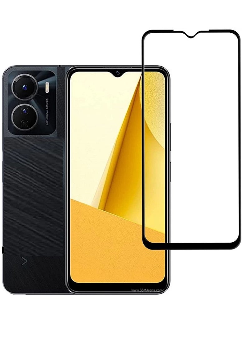 Super Tempered Glass Screen Protector 5D Designed For vivo Y16 Full Glue Edge to Edge Full Screen Coverage And Bubble Free - Image 1