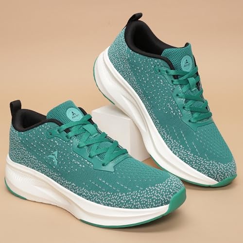 AVANT Women's Flux Running Shoes - Superior Cushioning, Superior Traction, Anti Skid, Lightweight, Shock Absorption Tech, Sports Footwear (AVWSH053CL01UK5_Teal_UK5) - Image 2