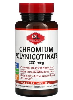 Chromium Polynicotinate 200 mcg 100 Vegetarian Capsules