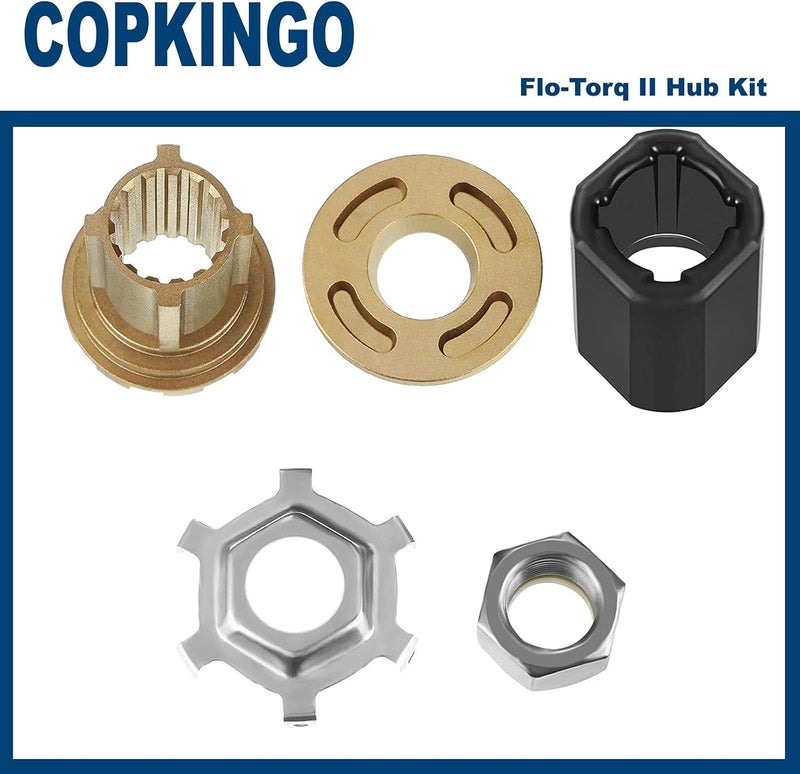 COPKINGO 835257Q1 Flo-Torq II Hub Kit for Mercury 60-300 HP Verado Mercruiser Alpha Bravo One Drives - Image 3