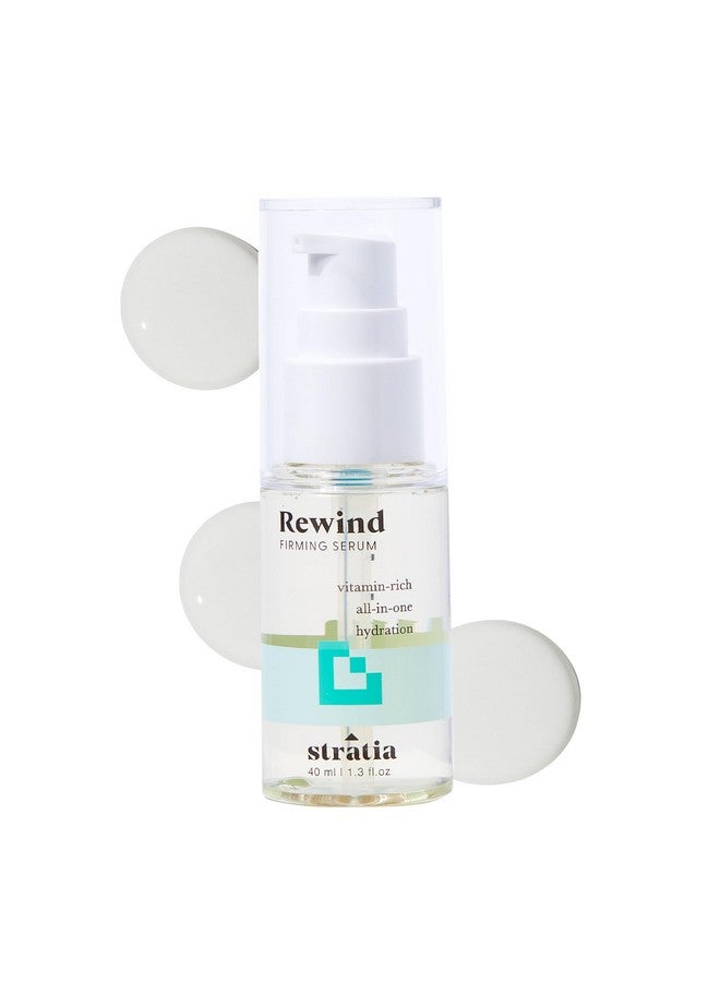 Stratia Rewind Firming & Hydrating Serum To Hydrate And Fade Hyperpigmentation Dmae Niacinamide & Hyaluronic Acid 1.3 Fl Oz - Image 1