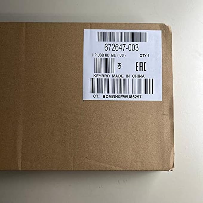 HEWLETT PACKARD BLACK KEYBOARD KU-1156 PN 672647-003 - Image 3