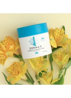 derma-e DERMA E Vitamin E 12,000 IU Cream – Moisturizer for Face and Body – Multi-purpose Face Cream, Hand Cream and Body Lotion Soothes and Protects, 4 oz  - Image 2