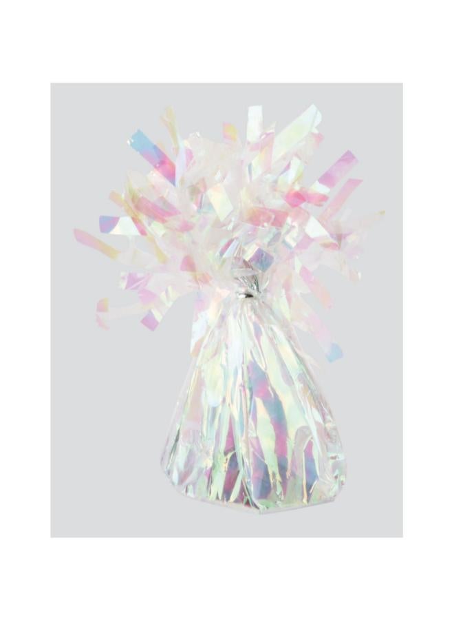 Unique Foil Iridescent Pearl Balloon Weight - Image 2