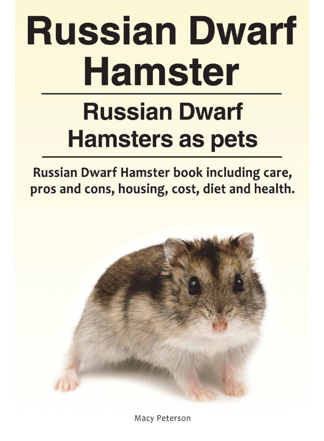 Zoodoo Publishing Russian Dwarf Hamster . s as pets.. book including care, pros and cons, housing, cost, diet and health. - Image 1