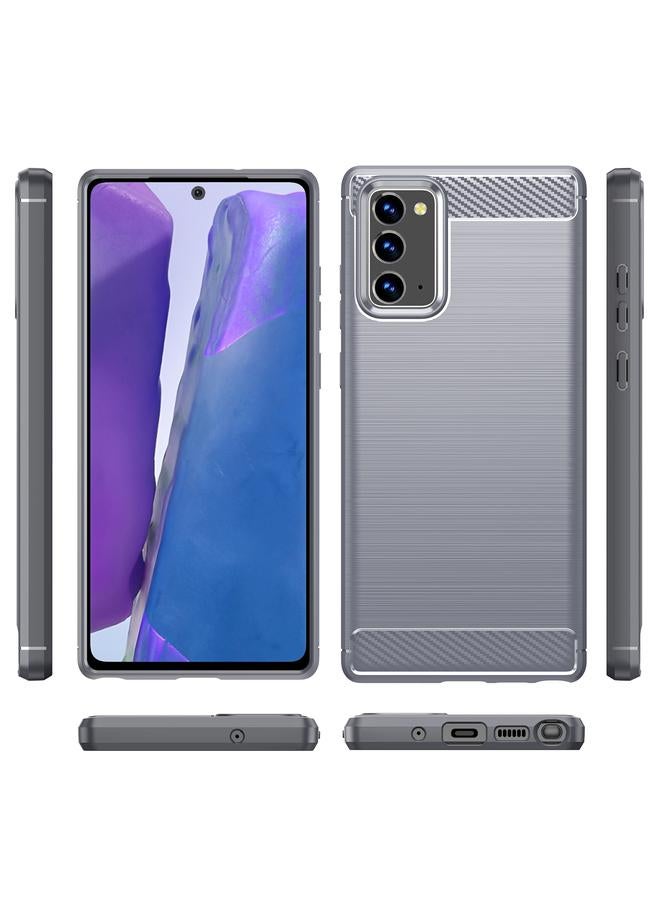 اس-توب جراب لهاتف Samsung Galaxy Note20 مصنوع من ألياف الكربون المصقولة TPU - Image 2
