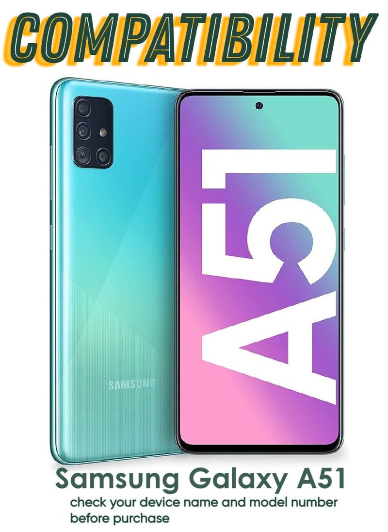 ACLIX 5 Pieces Antistatic ESD Dustproof Premium Quality High Definition Tempered Glass Screen Protector Designed For Samsung Galaxy A51 - Image 3