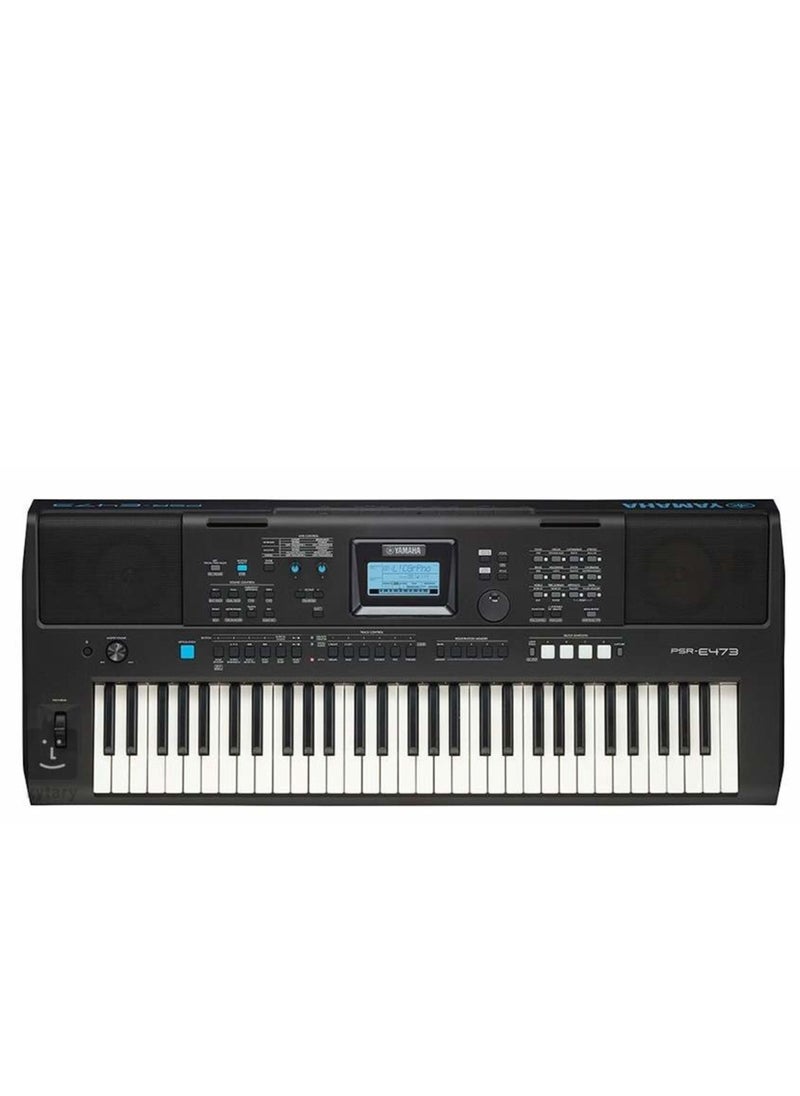 YAMAHA - Yamaha PSR-E473 61-Key Portable Keyboard - Image 1