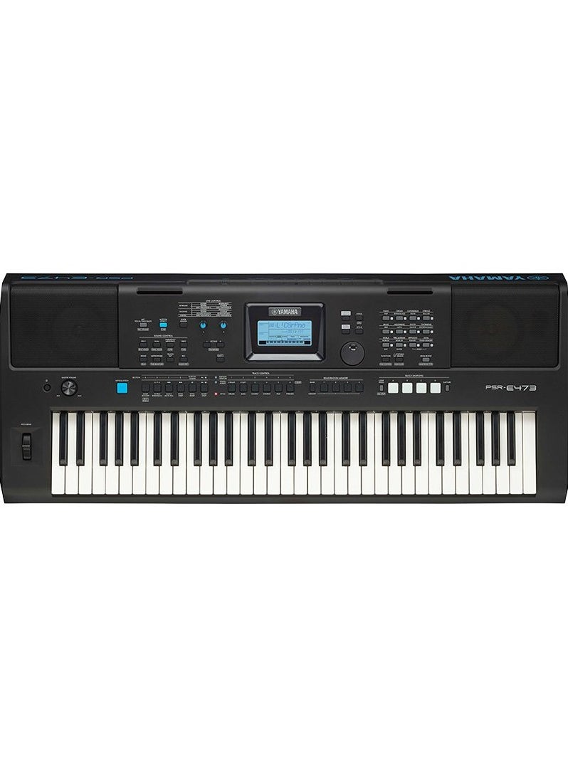 YAMAHA - Yamaha PSR-E473 61-Key Portable Keyboard - Image 1