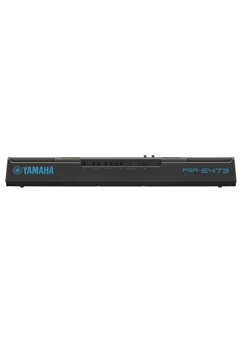 YAMAHA - Yamaha PSR-E473 61-Key Portable Keyboard - Image 1