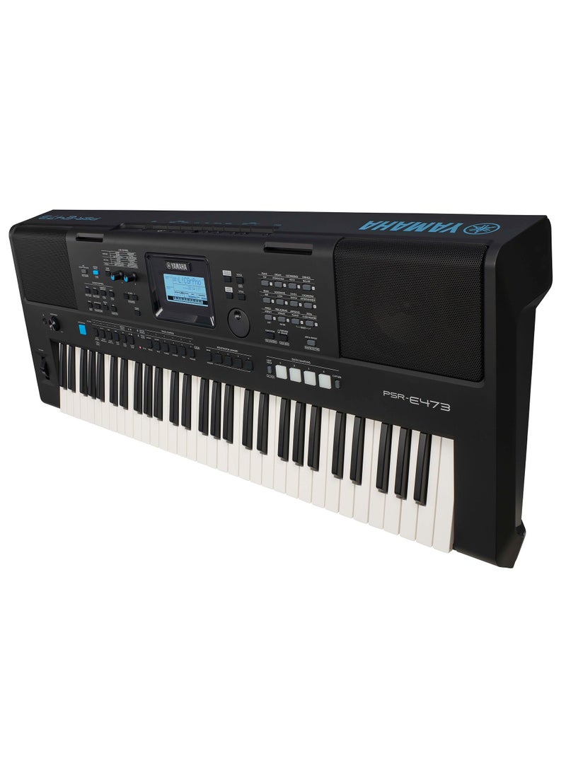 YAMAHA - Yamaha PSR-E473 61-Key Portable Keyboard - Image 1