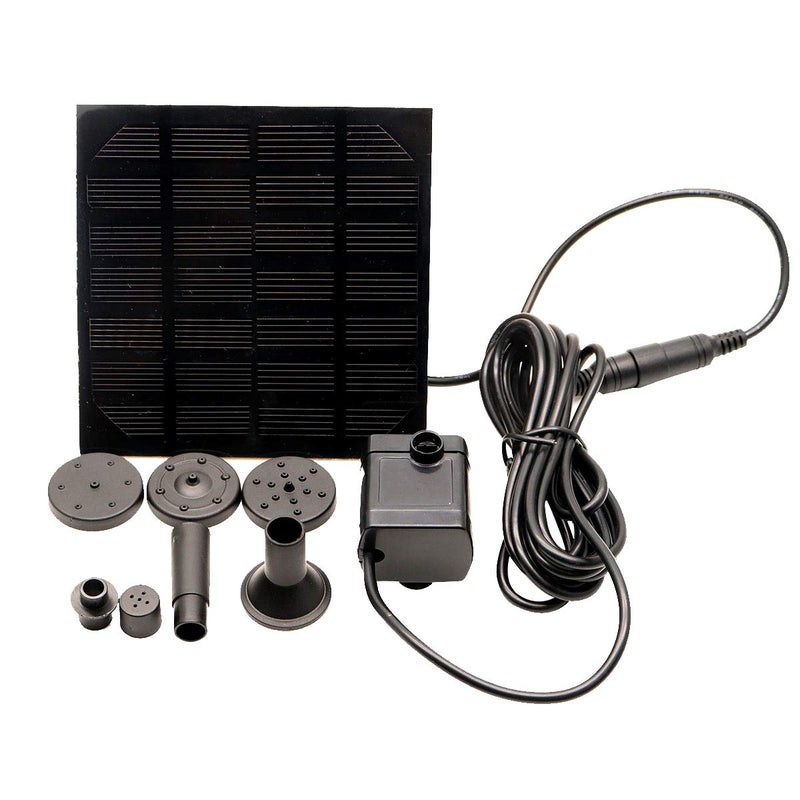 Hovico Solar Fountain - Panel Water Pump for Bird Bath Solar Panel Kit Outdoor Fountain for Outdoor Small Pond, Patio Garden and Fish Tank - Image 1