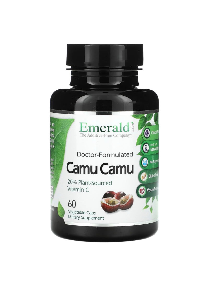 Emerald Laboratories Camu Camu, 60 Vegetable Caps (500 mg per Capsule)
