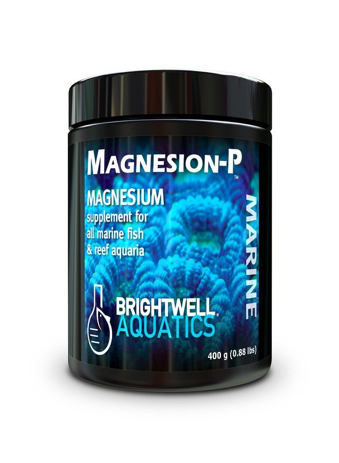 Brightwell Aquatics Magnesion-P High-Purity Powdered Magnesium Supplement for Reef Aquariums Supports Coral Growth Enhances Calcium & Alkalinity Balance, 400g - Image 1