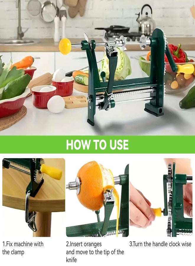Pilipane fruit Peeler Corer, fruit Peeler Stainless Steel Quick Peeling wear resistance Multifunction Pear Peeler Potato Peeler for Orange Lemon - Image 4