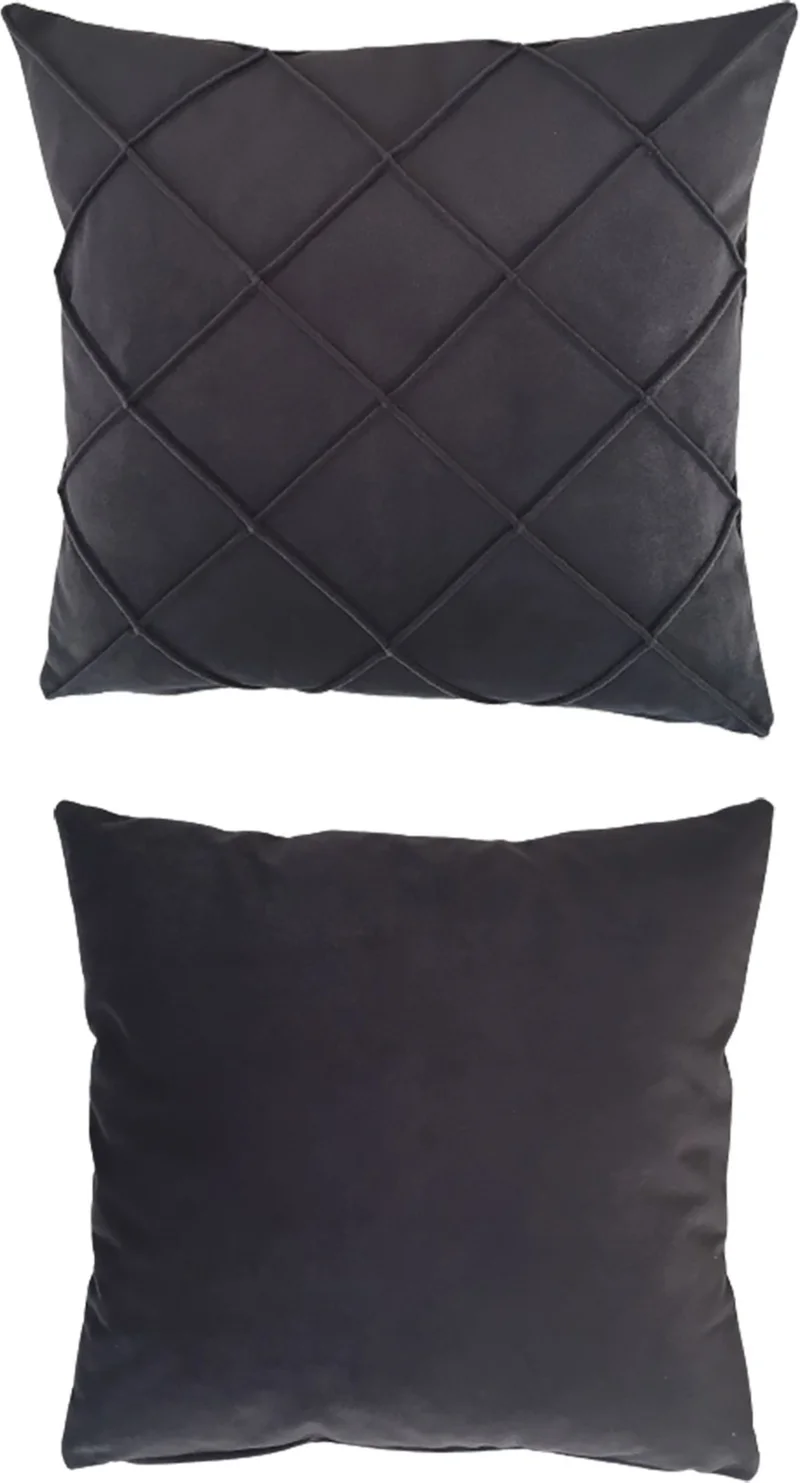 Nisahometeks Stain Resistant Erasable Quilted Throw Pillow Case