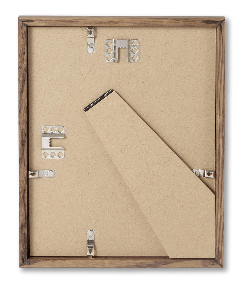 Opposite Wall - 8x8 in - Dark Solid Oak Wood Picture Frame - Lightweight  Versatile & Shatterproof - Wall Hanging Poster or Photo Frame - Wall Decor for Office  Gallery & Home - Image 2