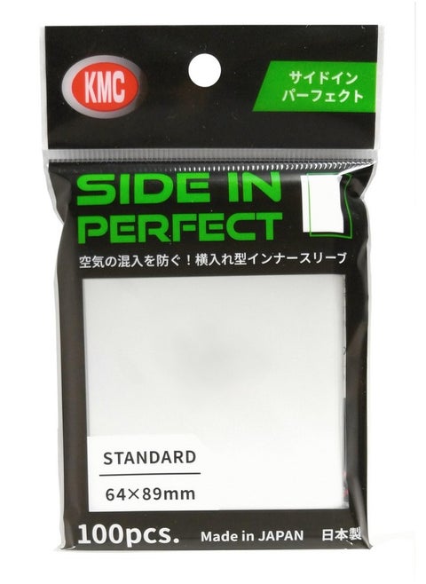 KMC 713 Standard Size Side In Perfect Fit - Sideloading (100 Sleeves), clear