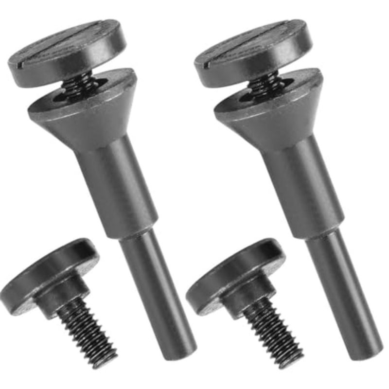 2 حزمة قطع عجلة تصاعد مغزل 3/8 "و 1/4" ثقب أربور مع 1/4 "، جذع رمح لملحقات مطحنة القالب أداة الحفر الدوارة - Image 1