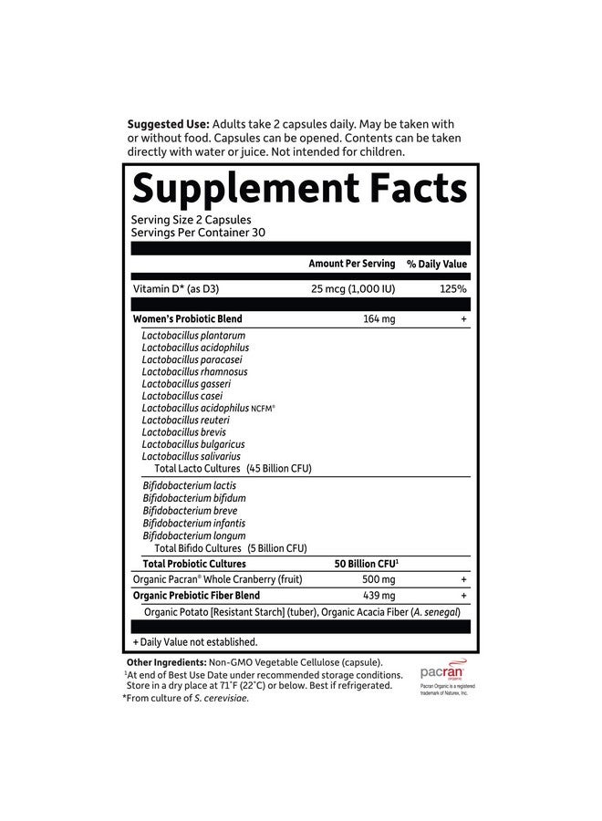 Garden of Life حديقة الحياة بروبيوتيك وصحة المسالك البولية د. تركيبة المسالك البولية + لدعم الهضم والمسالك البولية، 60 كبسولة - Image 5