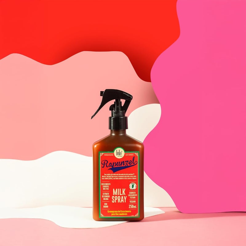 LOLA from Rio Rapunzel Leavein Conditioner Milk Spray 250 ml Lightweight Hair Moisturizer for Soft Silky & Strong Hair Growth Support - Image 1