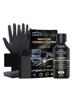 Excefore Graphene Ceramic Coating for Automotive,Ceramic Coating for Cars, Graphene Coating for Car Detailing, Long-Lasting Protection Kit for Car Detailing (70ml)  - Image 1