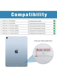 Procases 2 Pack Ipad Air 5Th 2022 Ipad Air 4Th 2020 Ipad Pro 11 4Th 2022 3Rd 2021 2Nd 2020 1St 2018 Privacy Screen Protector Anti Spy Tempered Glass For 10.9 Ipad Air 5 4 Ipad Pro 11" 4 3 2 1  - Image 2