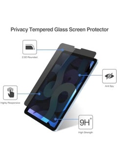 Procases 2 Pack Ipad Air 5Th 2022 Ipad Air 4Th 2020 Ipad Pro 11 4Th 2022 3Rd 2021 2Nd 2020 1St 2018 Privacy Screen Protector Anti Spy Tempered Glass For 10.9 Ipad Air 5 4 Ipad Pro 11" 4 3 2 1  - Image 4
