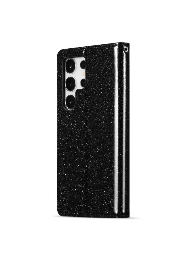 اس-توب جراب لهاتف Samsung Galaxy S25 Ultra 5G جراب هاتف جلدي لامع منقوش بنقشة باودر - Image 3