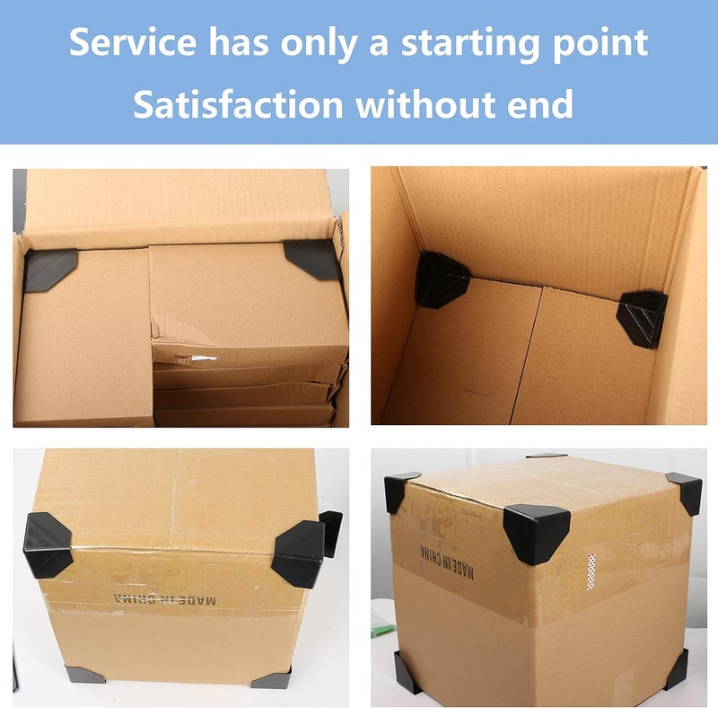 GELRHONR GELRHONR 50pcs Carton Packing Corner Guard Frame Corner Protectors60mm Heavy Duty Packaging Plastic Protector and AntiCollision for Express Box PackagingFurniture and Other Products Packaging  - Image 3