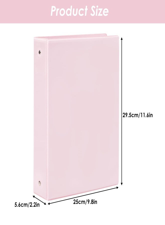 EOOUT 6 Pack 3 Ring Binders 1.5 inch, Three Round Ring 1.5'' Binders with 2 Pockets Interior, 6 Assorted Pastel Color, Fits 8.5'' x 11'' Letter Size Paper for School Office Supplies - Image 2