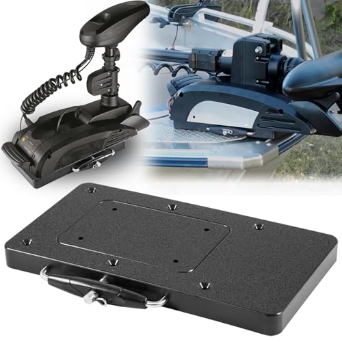 Sunluway For Minn Kota 1854021 Quick Release Bracket MKA-21 fits Ulterra, Terrova, Deckhand 40, PowerDrive, PowerDrive V2 /Pontoon Trolling Motors, For Minn Kota Trolling Motor Mounting Bracket - Image 1