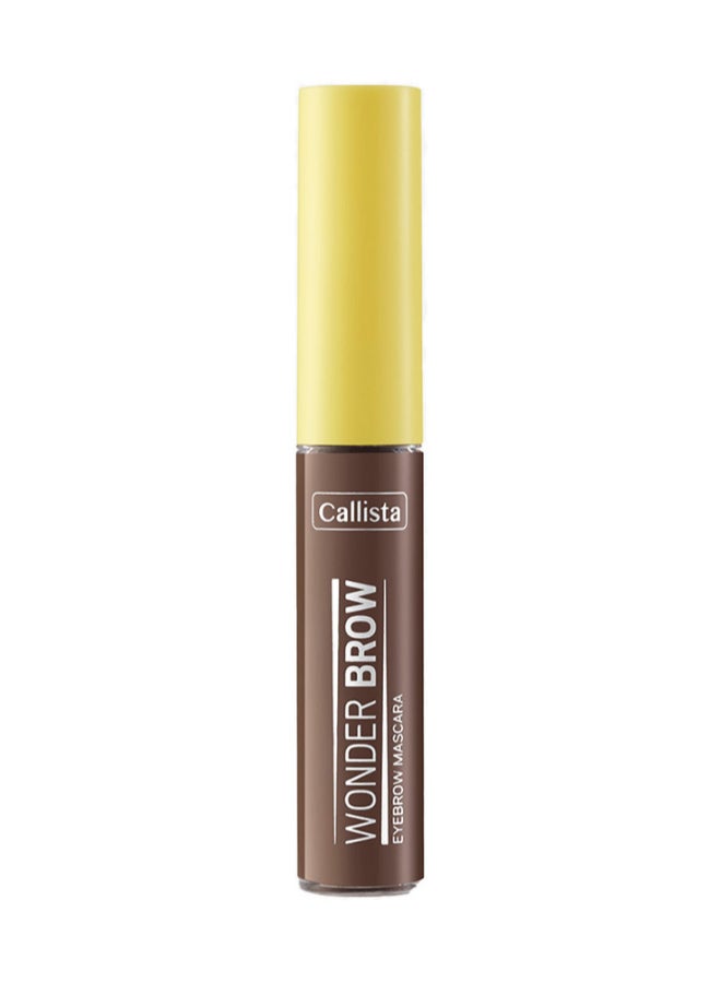 Callista Wonder Brow Eyebrow Mascara 03 - Dark Brown - Image 1
